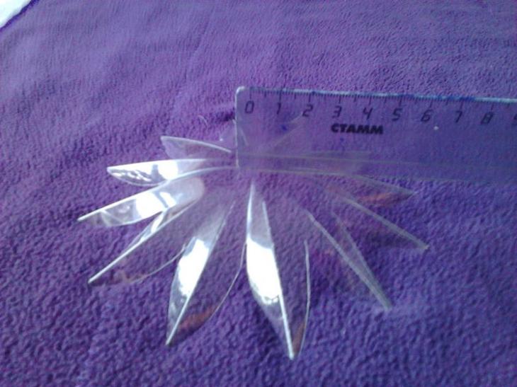 Георгины из пластиковых бутылок