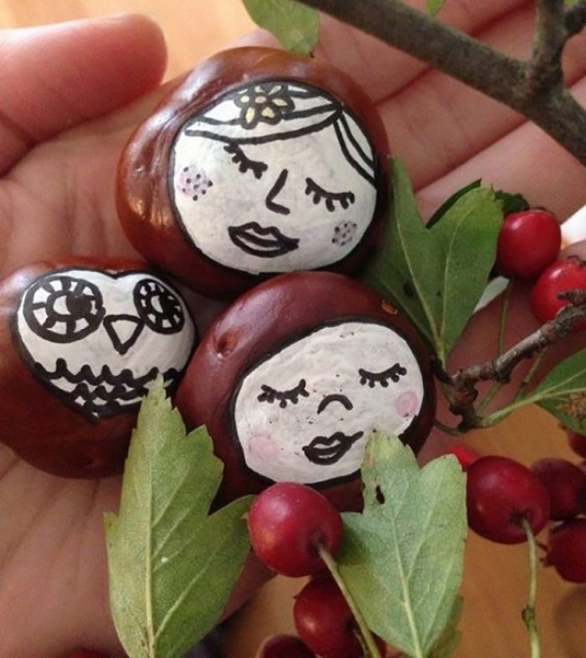 Идеи поделок из осенних материалов