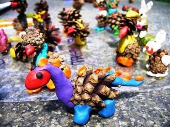 Идеи поделок из осенних материалов