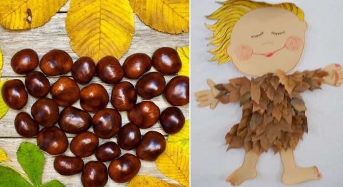 Идеи поделок из осенних материалов