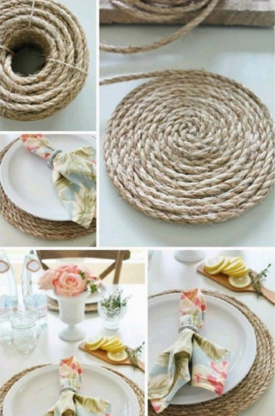 Идеи украшения дома из простой верёвки