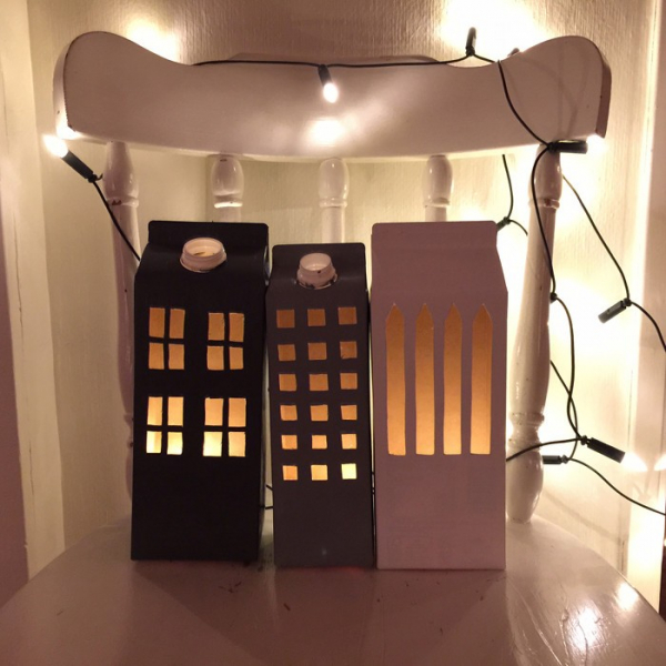 Интересное применение коробкам от молочных продуктов и сока