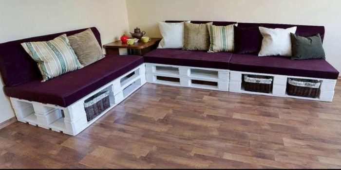 Интересные идеи мебели из паллет