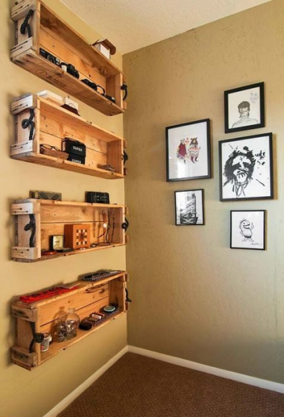 Интересные идеи мебели из паллет