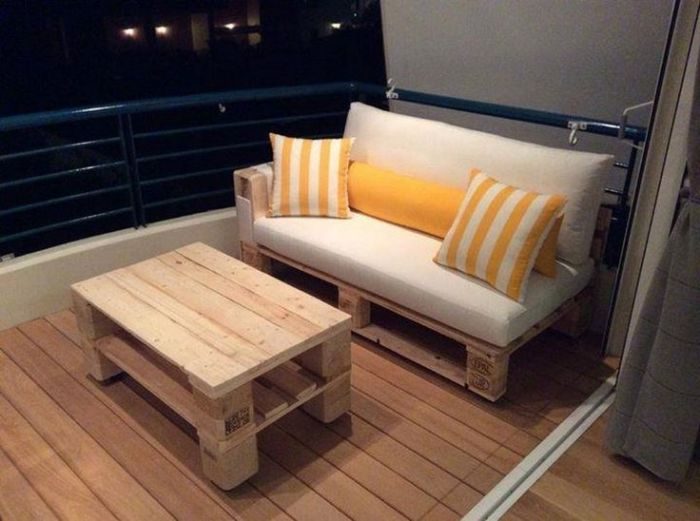 Интересные идеи мебели из паллет