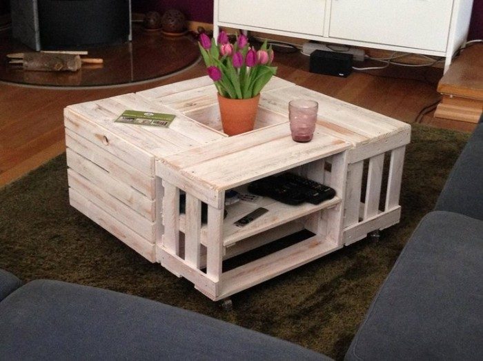 Интересные идеи мебели из паллет