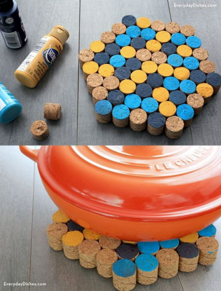 Интересные штучки из винных пробок своими руками