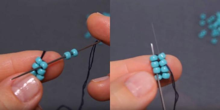 Изящная цепочка из бисера