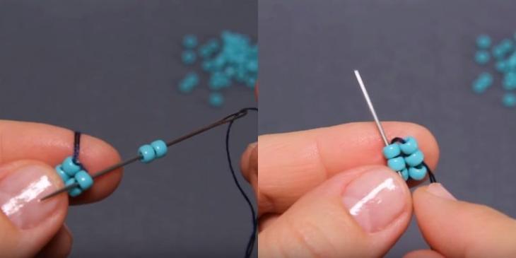 Изящная цепочка из бисера