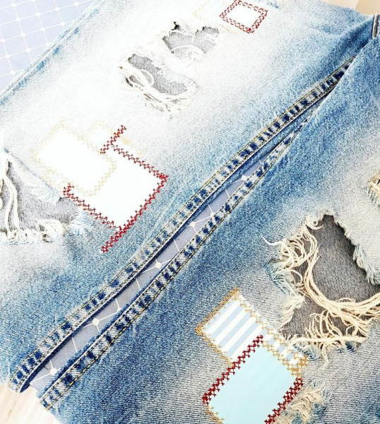 Как сделать заплатки на джинсах