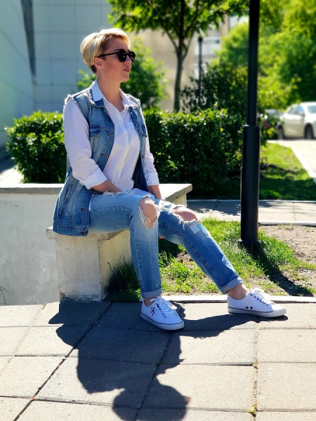 Как сделать заплатки на джинсах