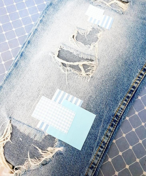 Как сделать заплатки на джинсах