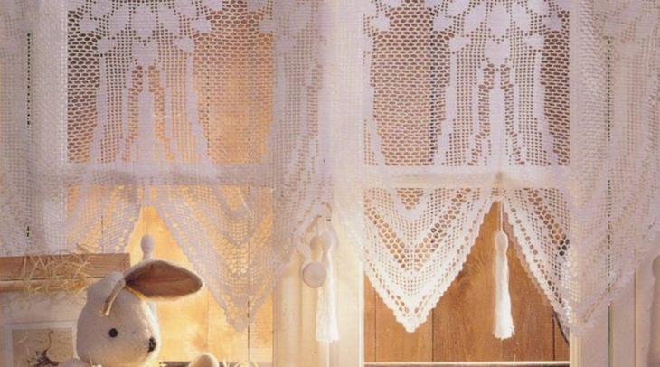 Как связать штору крючком: популярные техники для начинающих