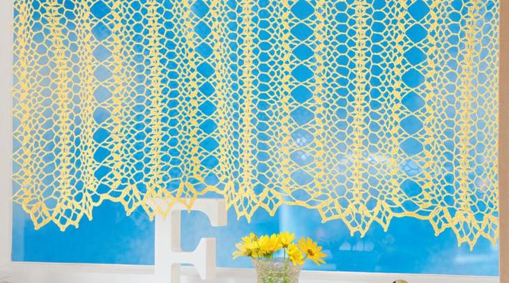 Как связать штору крючком: популярные техники для начинающих