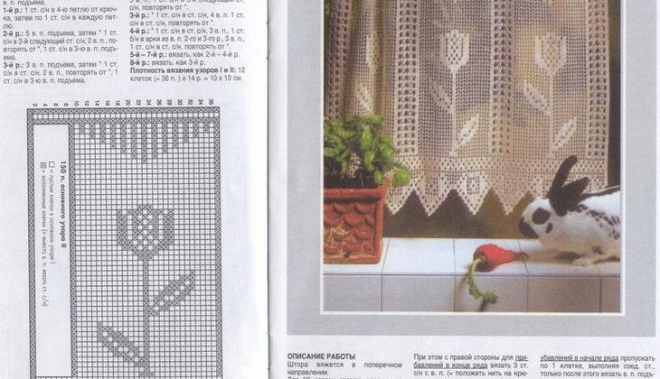 Как связать штору крючком: популярные техники для начинающих