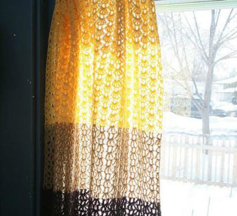 Как связать штору крючком: популярные техники для начинающих