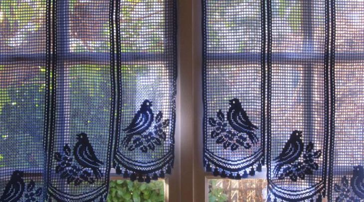 Как связать штору крючком: популярные техники для начинающих