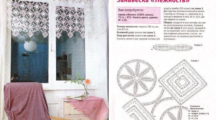 Как связать штору крючком: популярные техники для начинающих
