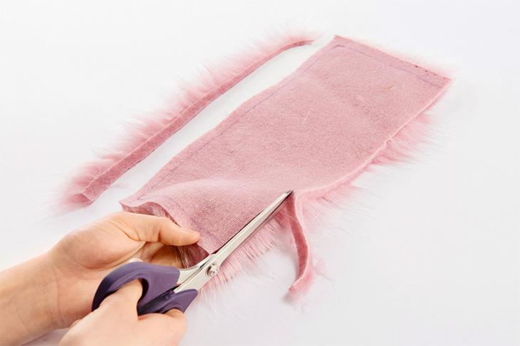 Меховой клатч своими руками