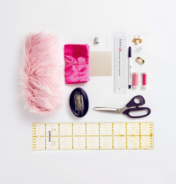 Меховой клатч своими руками