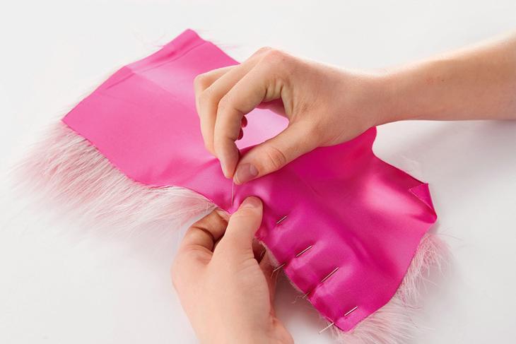 Меховой клатч своими руками