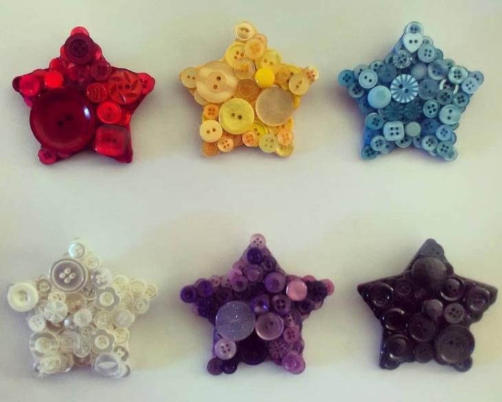 Необычное использование пуговиц: 25 идей