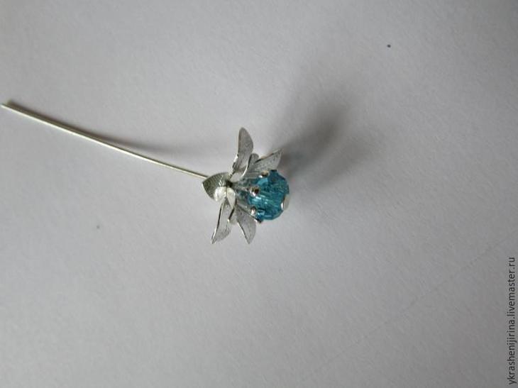 Нежные серьги-цветочки