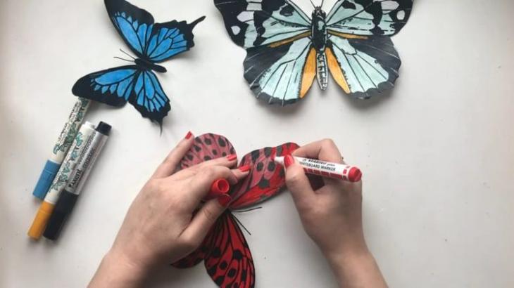 Оригинальное использование картона в декоре