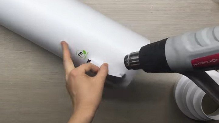 Оригинальное использование обычных ПВХ труб в интерьере