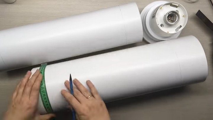 Оригинальное использование обычных ПВХ труб в интерьере