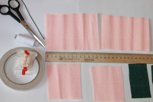 Поделки из крепированной бумаги