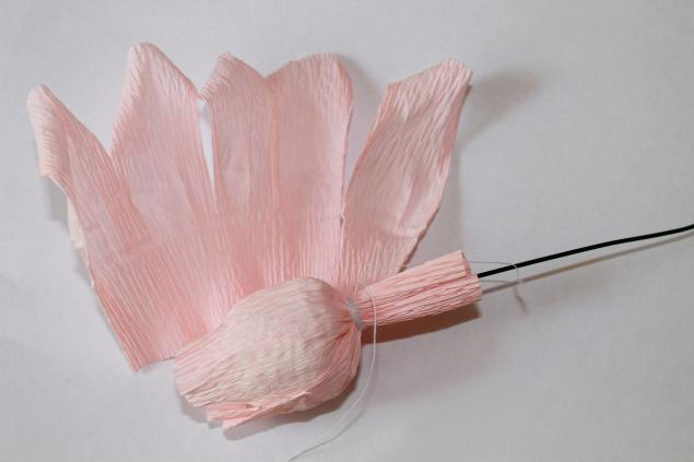 Поделки из крепированной бумаги