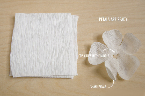 Поделки из крепированной бумаги