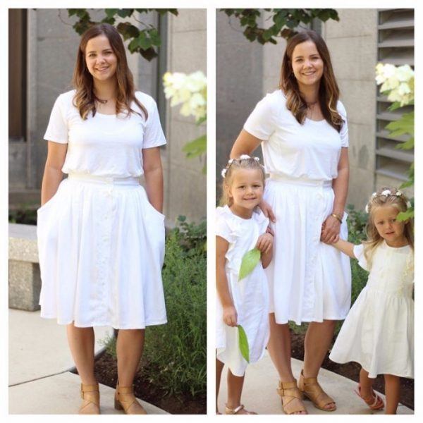 Удивительные наряды для дочек из старых рубашек мужа