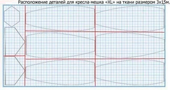 Удобное кресло-мешок своими руками