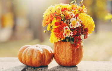 Ваза из бутылочной тыквы своими руками