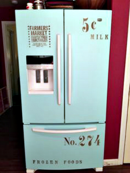 Жажда перемен: 16 замечательных идей, которые помогут преобразить старый холодильник