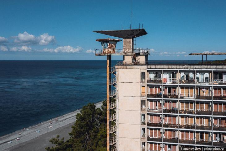 Абхазия — города-курорты с высоты