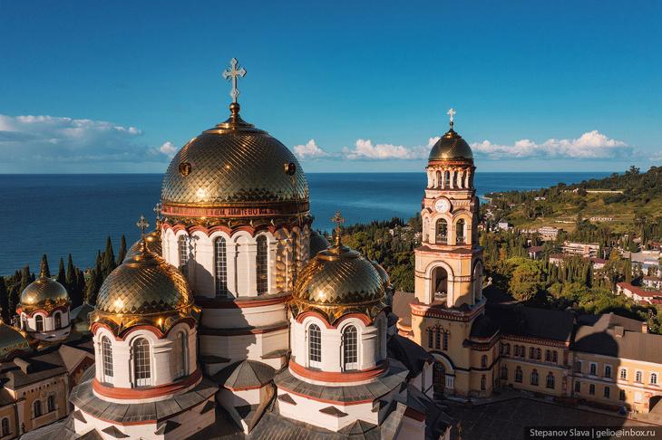 Абхазия — города-курорты с высоты