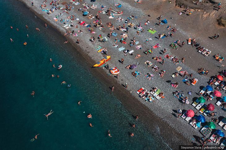 Абхазия — города-курорты с высоты