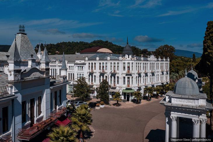 Абхазия — города-курорты с высоты