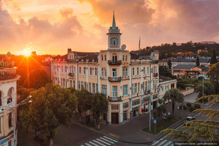 Абхазия — города-курорты с высоты