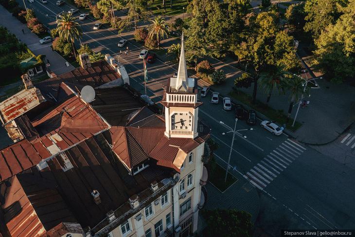 Абхазия — города-курорты с высоты