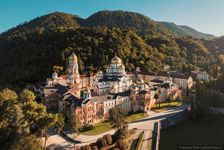 Абхазия — города-курорты с высоты