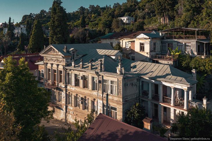 Абхазия — города-курорты с высоты