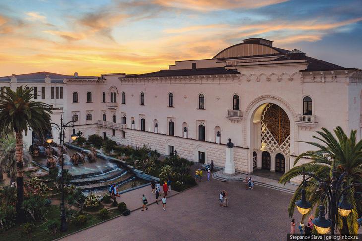 Абхазия — города-курорты с высоты