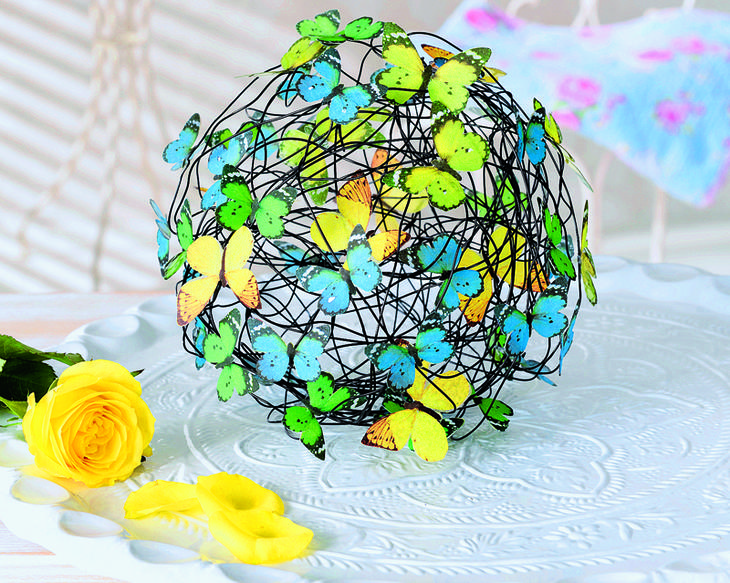 Бабочки из салфеток: оригинальный декор для дома своими руками