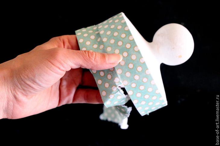 Декор баночки «Нежная полоска»