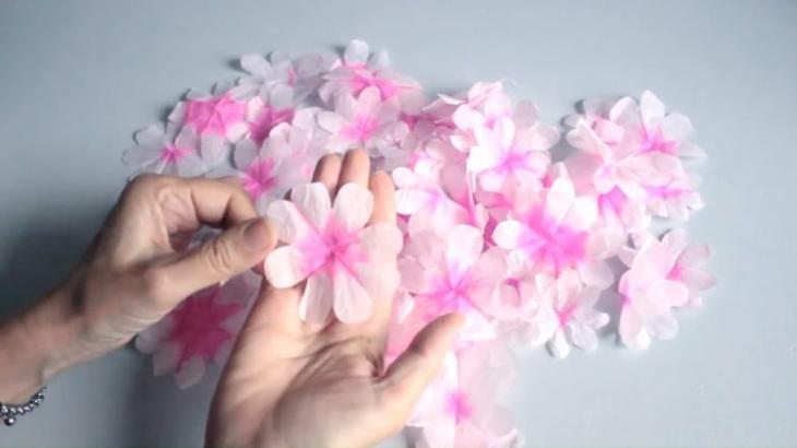 Декор из сухих веток