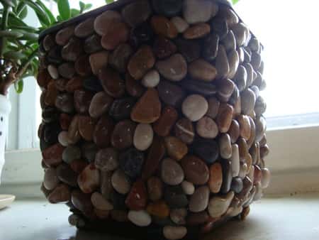 Декорируем цветочные горшки сами